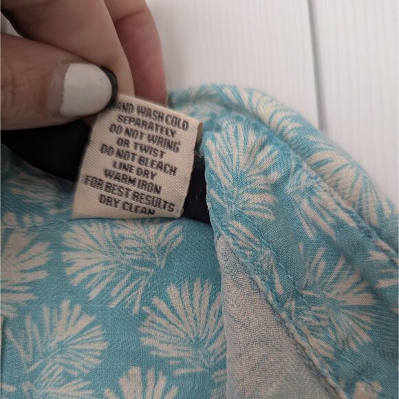 Vintage Silk Circa 1969 Men’s Silk Tropical Print Button Down Shirt | XL - Picture 4 of 6